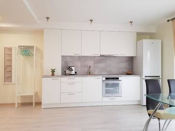 Фото номера Апартаменты с террасой Апартаменты Apartamentai "Nadiežda" г. Паланга 16