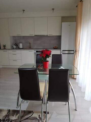Фото номера Апартаменты с террасой Апартаменты Apartamentai "Nadiežda" г. Паланга 17