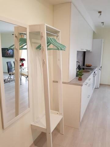 Фото номера Апартаменты с террасой Апартаменты Apartamentai "Nadiežda" г. Паланга 26