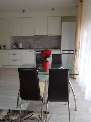 Фото номера Апартаменты с террасой Апартаменты Apartamentai "Nadiežda" г. Паланга 37