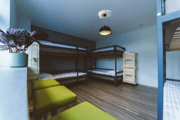 Фото номера Четырехместный номер Хостелы Symbiosis Hostel г. Паланга 2