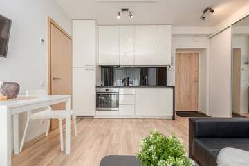 Фото номера Апартаменты с видом на бассейн Апартаменты Apartament Malūno г. Паланга 9