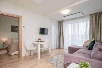 Фото номера Апартаменты с балконом Апартаменты Apartament Malūno г. Паланга 17