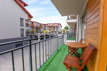 Фото номера Трехместный номер с балконом Апартаменты 365 Inn Apartments Malūno Vilos г. Паланга 48