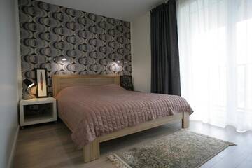 Фото номера Трехместный номер с балконом Апартаменты 365 Inn Apartments Malūno Vilos г. Паланга 21