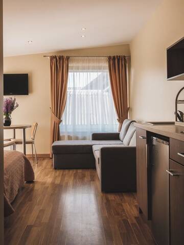 Фото номера Семейный номер с террасой Гостевой дом Palangos Vila 1 г. Паланга 15