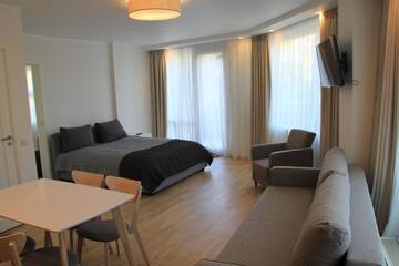 Фото номера Номер-студио с террасой Апартаменты Baltic Apartments Premium г. Паланга 5