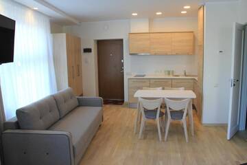 Фото номера Номер-студио с террасой Апартаменты Baltic Apartments Premium г. Паланга 4