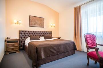 Фото номера Люкс с доступом в спа-центр Отель Atostogų Parkas Hotel г. Паланга 3