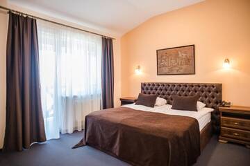 Фото номера Люкс с доступом в спа-центр Отель Atostogų Parkas Hotel г. Паланга 5