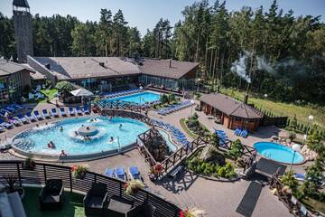 Фото номера Апартаменты с возможностью посещения спа-салона. Отель Atostogų Parkas Hotel г. Паланга 6