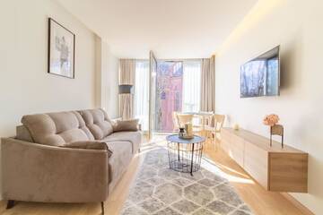 Фото номера Апартаменты с 1 спальней Апартаменты Central Square Apartments г. Паланга 4