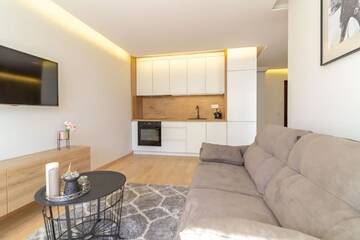 Фото номера Апартаменты с 1 спальней Апартаменты Central Square Apartments г. Паланга 7