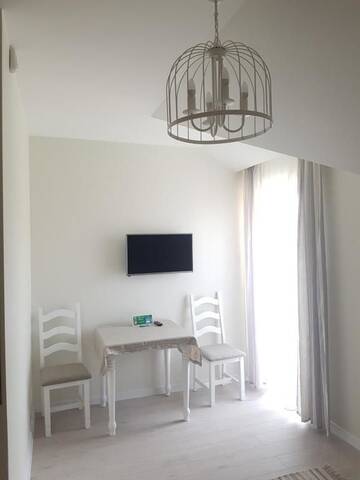 Фото номера Двухместный номер с 1 кроватью и балконом Гостевой дом Atostogu sala г. Паланга 20