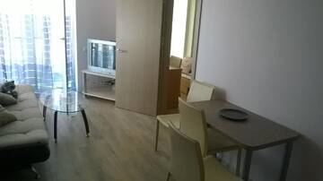 Фото номера Апартаменты Апартаменты 2 kambarių apartamentai naujos statybos namų komplekse "Malūno vilos" г. Паланга 8