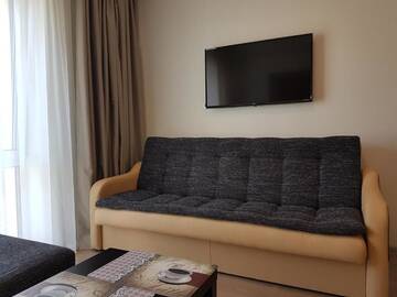 Фото номера Апартаменты с видом на бассейн Апартаменты Maluno Vilos - VAIVOS г. Паланга 20