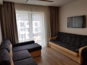 Фото номера Апартаменты с видом на бассейн Апартаменты Maluno Vilos - VAIVOS г. Паланга 31