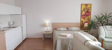 Фото номера Апартаменты с 1 спальней Апарт-отели Apartamentai šalia baseino г. Паланга 3
