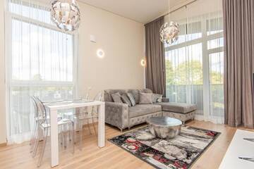 Фото номера Апартаменты с балконом Апартаменты Luxury harmony in Vanagupe г. Паланга 8