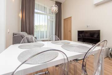 Фото номера Апартаменты с балконом Апартаменты Luxury harmony in Vanagupe г. Паланга 7