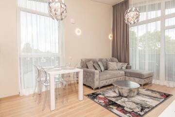 Фото номера Апартаменты с балконом Апартаменты Luxury harmony in Vanagupe г. Паланга 66