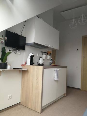 Фото номера Апартаменты с 1 спальней Апартаменты Super mini loft with outdoor pool. г. Паланга 18