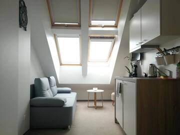 Фото номера Апартаменты с 1 спальней Апартаменты Super mini loft with outdoor pool. г. Паланга 29