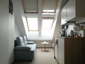 Фото номера Апартаменты с 1 спальней Апартаменты Super mini loft with outdoor pool. г. Паланга 7