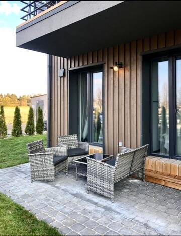 Фото номера Апартаменты с 1 спальней Апартаменты Palanga Vaivorykštės APARTMENT г. Паланга 15