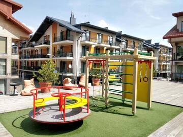 Фото номера Апартаменты с 2 спальнями Апартаменты Smiltelės Apartamentai Booking Palanga LT г. Паланга 44