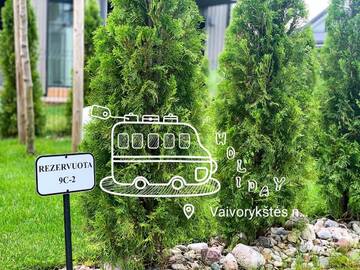 Фото номера Апартаменты с террасой Апартаменты Vaivorykštės namai г. Паланга 19