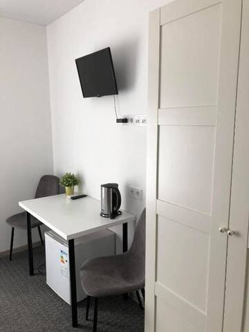 Фото номера Двухместный номер с 1 кроватью и террасой Гостевой дом Izabelės apartamentai г. Паланга 28