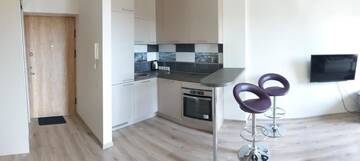 Фото номера Апартаменты с 1 спальней Апартаменты Žiogų apartamentai г. Паланга 15