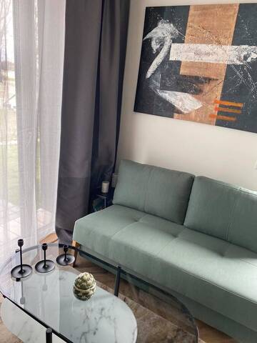 Фото номера Апартаменты с 1 спальней Апартаменты Vaivorykštės apartamentai г. Паланга 14