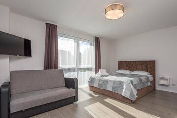 Фото номера Номер-студио с балконом Апартаменты EGITOS apartamentai г. Паланга 7