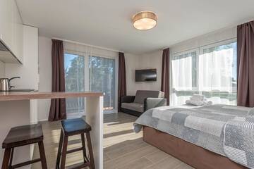 Фото номера Номер-студио с балконом Апартаменты EGITOS apartamentai г. Паланга 13