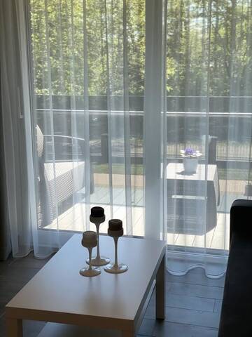 Фото номера Четырехместный номер с балконом Апарт-отели SKY Villa г. Паланга 7