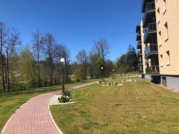 Фото номера Апартаменты с 1 спальней Апартаменты Vėžių apartamentai ant Rąžės upelio kranto г. Паланга 34