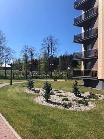 Фото номера Апартаменты с 1 спальней Апартаменты Vėžių apartamentai ant Rąžės upelio kranto г. Паланга 9