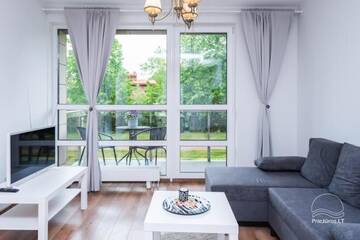 Фото номера Апартаменты с 1 спальней Апартаменты Vėžių apartamentai ant Rąžės upelio kranto г. Паланга 19