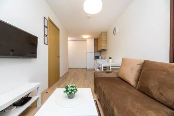 Фото номера Апартаменты - 1-й этаж Апартаменты Lunos apartamentai - Centras г. Паланга 11