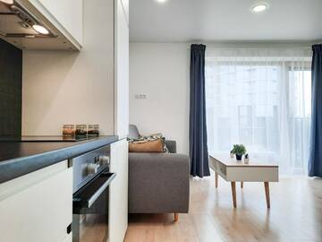 Фото номера Апартаменты с 2 спальнями Апартаменты Ella - Šviesu. Stilinga. Jauku. г. Паланга 7