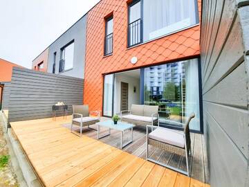 Фото номера Апартаменты с 1 спальней Апартаменты Ella - Šviesu. Stilinga. Jauku. г. Паланга 12