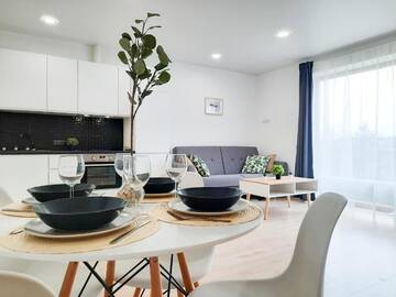 Фото номера Апартаменты с 2 спальнями Апартаменты Ella - Šviesu. Stilinga. Jauku. г. Паланга 20