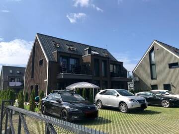 Фото номера Апартаменты с 1 спальней Апартаменты Jaukūs apartamentai su baseinu ir gultais г. Паланга 12