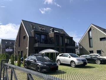 Фото номера Апартаменты с 1 спальней Апартаменты Jaukūs apartamentai su baseinu ir gultais г. Паланга 10