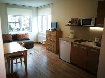 Фото номера Апартаменты с 1 спальней Апартаменты Mare Apartments г. Паланга 11