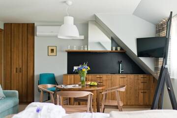 Фото номера Апартаменты-студио Jūratė Апартаменты Palanga Visit Apartments and SPA г. Паланга 6