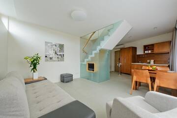 Фото номера Роскошные семейные апартаменты с 1 спальней и балконом Отель Boutique Hotel Smilčių Vilos г. Паланга 8