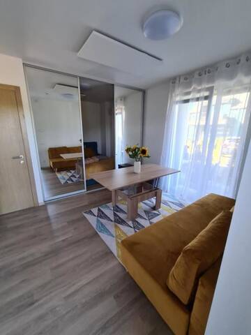 Фото номера Апартаменты с террасой Апартаменты Vaivorykštės 7D apartamentai (su baseinu) г. Паланга 18